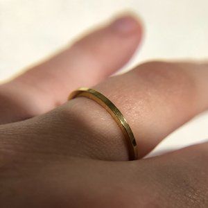 Gold Stacker Ring